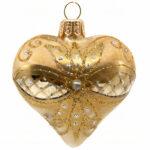 Royal things refined glass christmas bauble ball gold sweet louise CH100